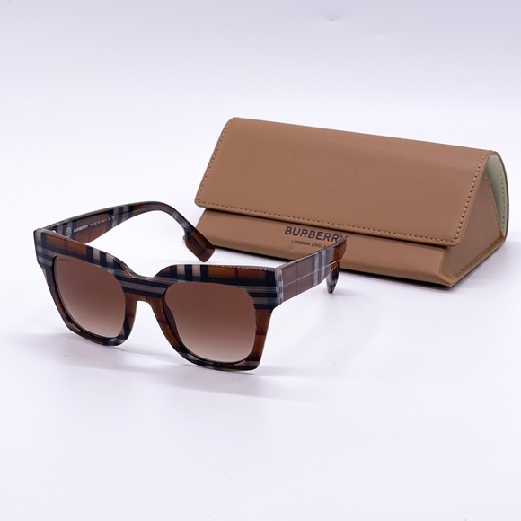 NEW BURBERRY KITTY BE4364 3967/13 WOMEN’S SUNGLASSES BURBERRY BE4364 396713 - Picture 3 of 13